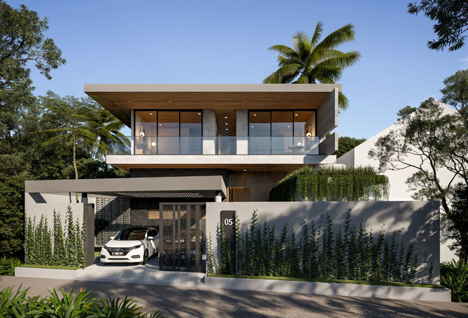 Modern Tropical Bali Buildings