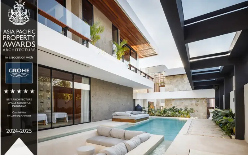 Casa Infinito Wins Best Architecture Single Residence Indonesia